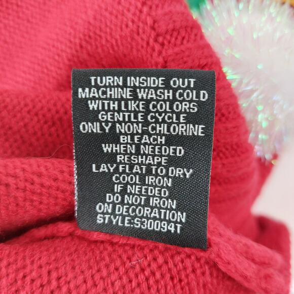 33 Degree Ugly Christmas Sweater Cool Reindeer Ornaments M - Picture 4 of 15